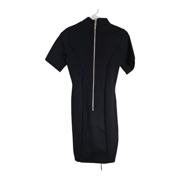 Black Milk Womens Bodycon Dress S Black Knee Length Buckle Goth Punk - Picture 2 of 9